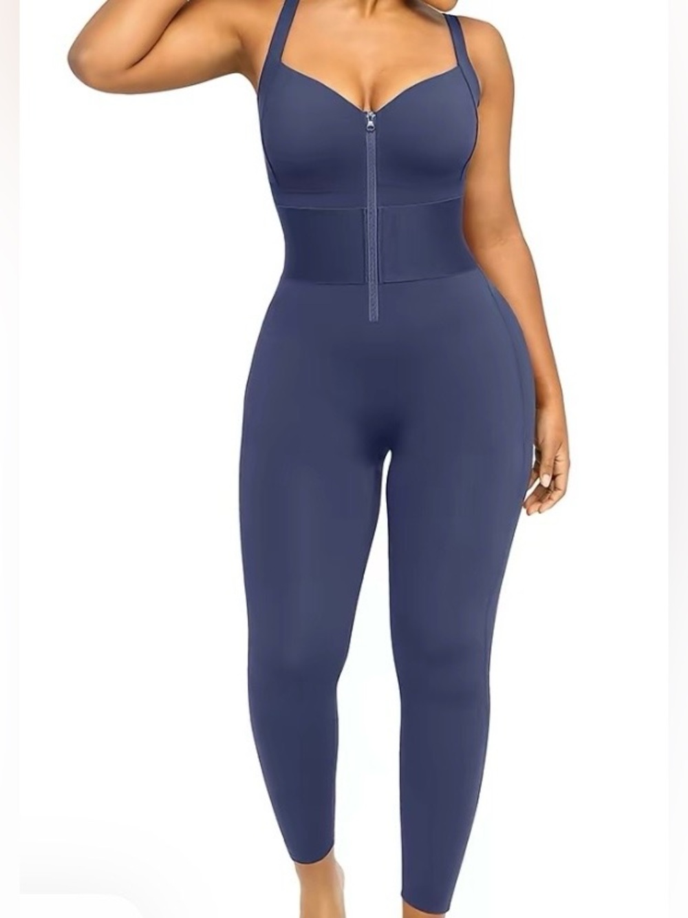 Shapellx AirSlim ElasticFuse Zipper Shaping Jumpsuit Waist band Tummy bridle